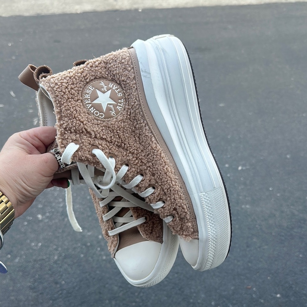 Converse Women's Tan High-Top Sneakers